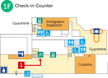 1F|Check-in Counter