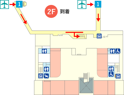 2F｜到着ロビー