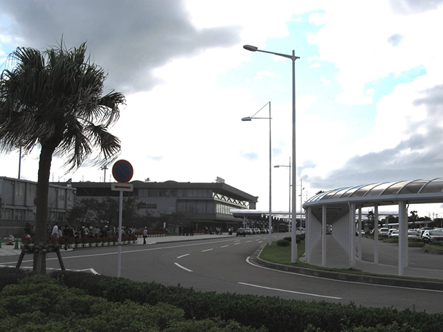 画像:宇部空港の外へ出たら