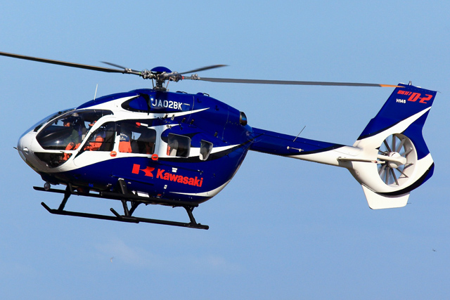画像：新型ヘリコプタ－ EC145T2