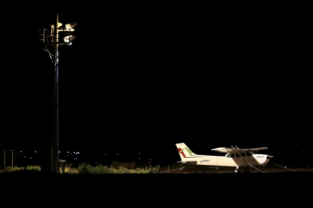 画像:Cessna172 ナイトステイ