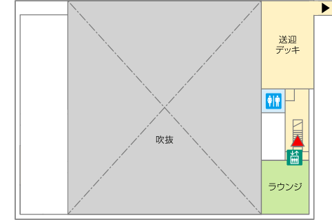 送迎デッキのマップ